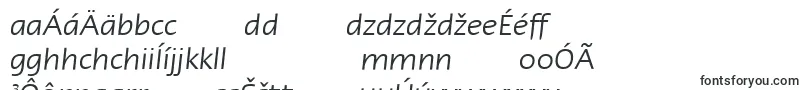 Шрифт LinotypeErgoItalic – словацкие шрифты