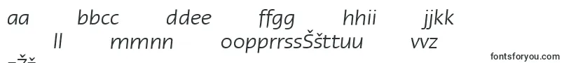 Шрифт LinotypeErgoItalic – латышские шрифты