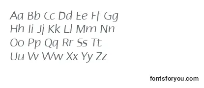 Schriftart LinotypeErgoItalic