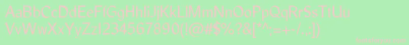 LibrisadfstdRegular Font – Pink Fonts on Green Background