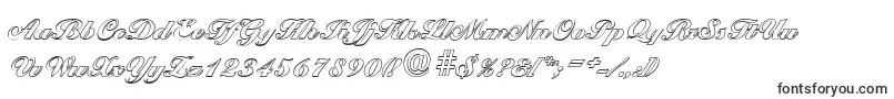 BallantinesoutlineBlackRegular Font – Calligraphic Fonts