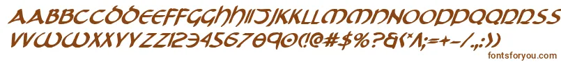 TristramBoldItalic Font – Brown Fonts