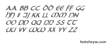 TristramBoldItalic-fontti