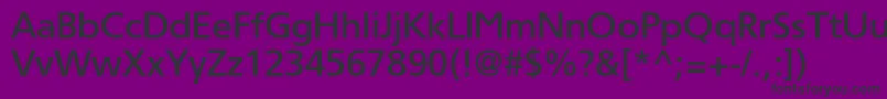 Tornadomediumc Font – Black Fonts on Purple Background