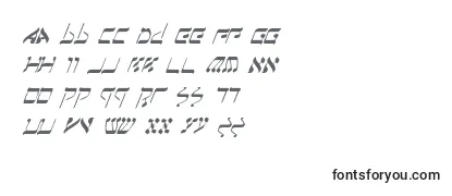 Schriftart JerusalemItalic