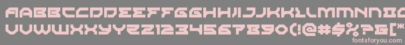 Xenodemon Font – Pink Fonts on Gray Background