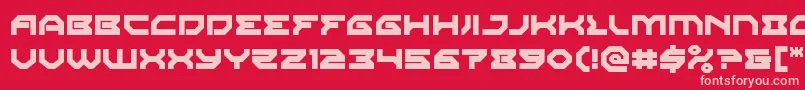 Подробнее о шрифте Xenodemon Шрифт Xenodemon – розовые шрифты на красном фоне
