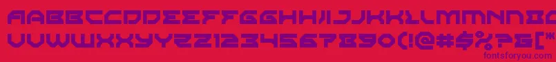 Подробнее о шрифте Xenodemon Шрифт Xenodemon – фиолетовые шрифты на красном фоне