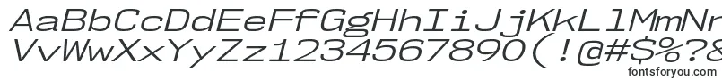 Nk57MonospaceExBkIt-Schriftart – Barcode-Schriften