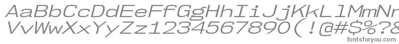 Nk57MonospaceExBkIt Font – Gray Fonts