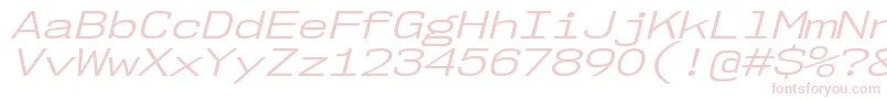 Nk57MonospaceExBkIt Font – Pink Fonts