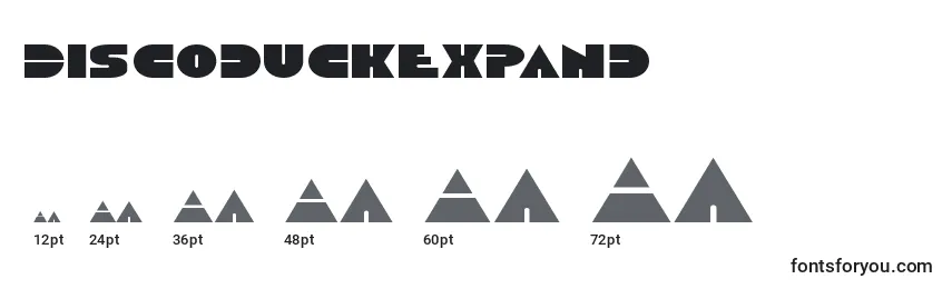 Discoduckexpand Font Sizes