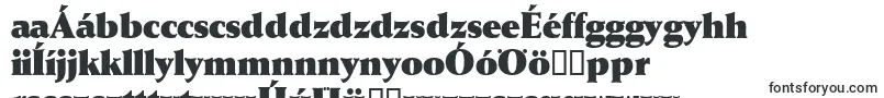 Шрифт WeinantikblkdbBold – венгерские шрифты