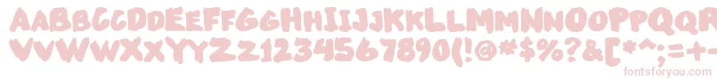 Markupsw-Schriftart – Rosa Schriften