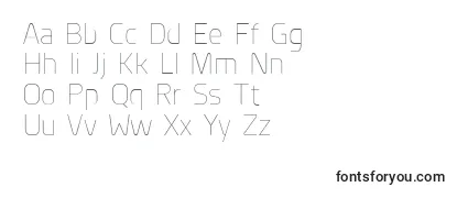 PlanerExtralight Font