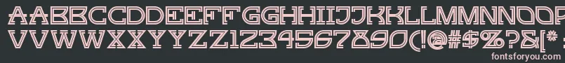 Ginger ffy Font – Pink Fonts on Black Background