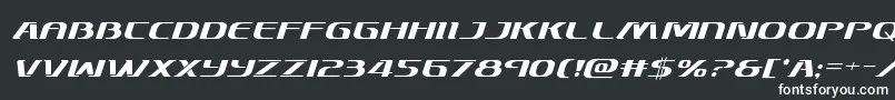 Skymarshalital-fontti – valkoiset fontit