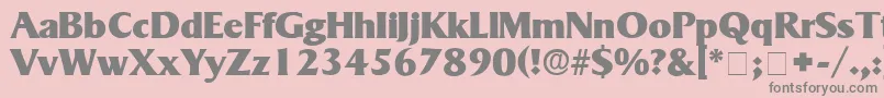 MatroxDisplaySsi Font – Gray Fonts on Pink Background