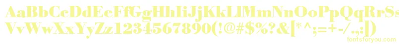 PosterRegular Font – Yellow Fonts