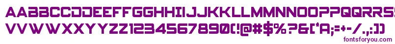 Spyagencyv3cond Font – Purple Fonts on White Background