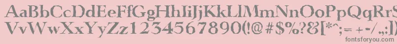 Подробнее о шрифте LingwoodrandomBold Шрифт LingwoodrandomBold – серые шрифты на розовом фоне