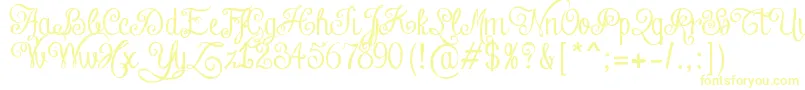 ChalkHandLettering Font – Yellow Fonts