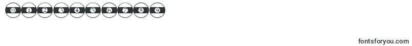 QueueRegular-Schriftart – Schriften für Zahlen und Nummern