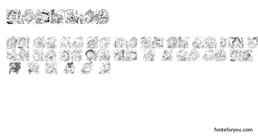 Czcionka Trognes – alfabet, cyfry, specjalne znaki