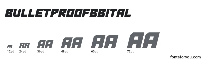 BulletproofbbItal Font Sizes
