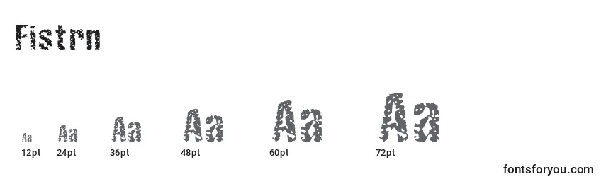 Fistrn Font Sizes