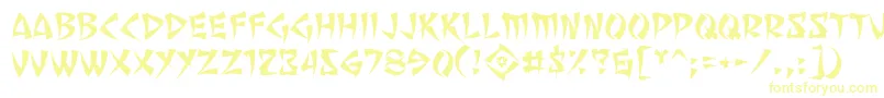 Police SevenMonkeyFuryBb – polices jaunes