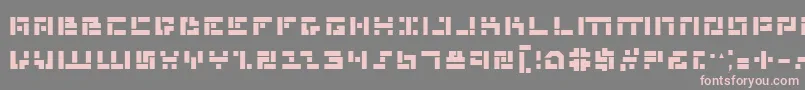 Mmanb Font – Pink Fonts on Gray Background