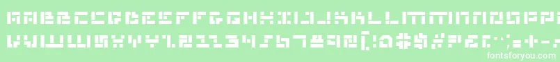 Mmanb Font – White Fonts on Green Background