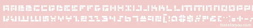 Mmanb Font – White Fonts on Pink Background