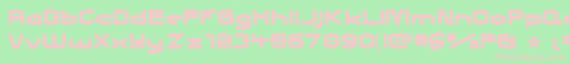 Charlesi Font – Pink Fonts on Green Background