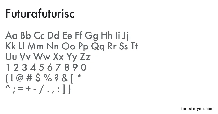 Fuente Futurafuturisc - alfabeto, números, caracteres especiales