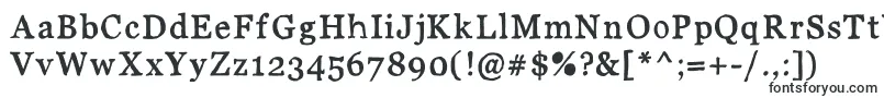 Шрифт JdCarnivalBlack – вертикальные шрифты