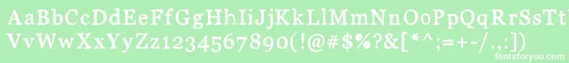 JdCarnivalBlack Font – White Fonts on Green Background