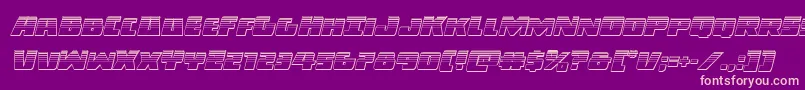 Darkallianceplatital Font – Pink Fonts on Purple Background