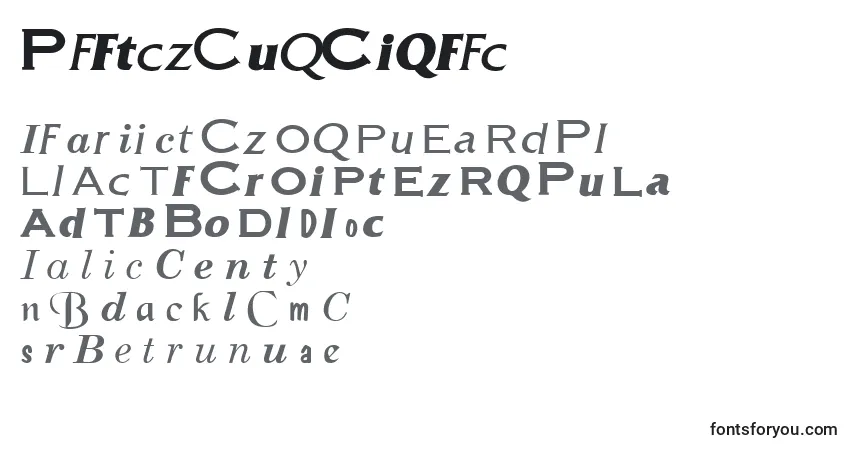 Czcionka SampleEsfNormal – alfabet, cyfry, specjalne znaki