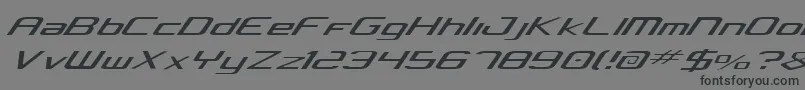 Concielian Light Font – Black Fonts on Gray Background