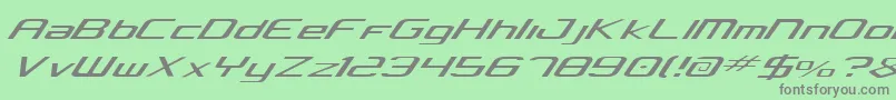 Concielian Light Font – Gray Fonts on Green Background