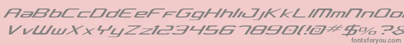 Concielian Light Font – Gray Fonts on Pink Background