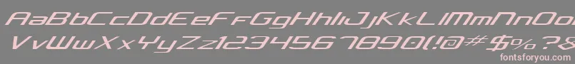 Concielian Light Font – Pink Fonts on Gray Background