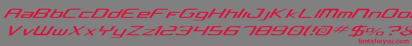 Concielian Light Font – Red Fonts on Gray Background