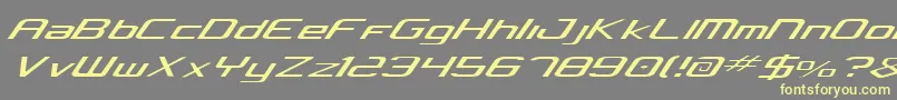 Concielian Light Font – Yellow Fonts on Gray Background