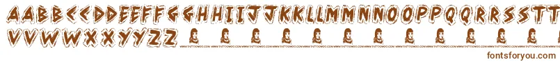 KahunaIsland Font – Brown Fonts on White Background