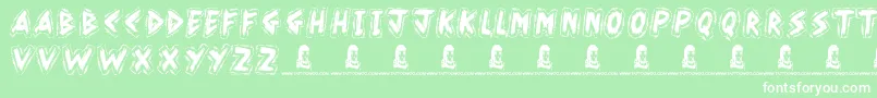 KahunaIsland Font – White Fonts on Green Background