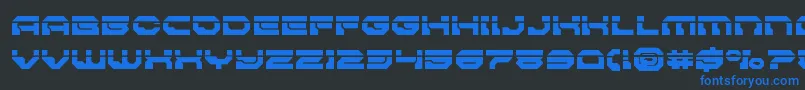 fuente Pulsarclasssolidlaser – Fuentes Azules Sobre Fondo Negro