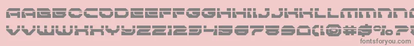 Pulsarclasssolidlaser Font – Gray Fonts on Pink Background